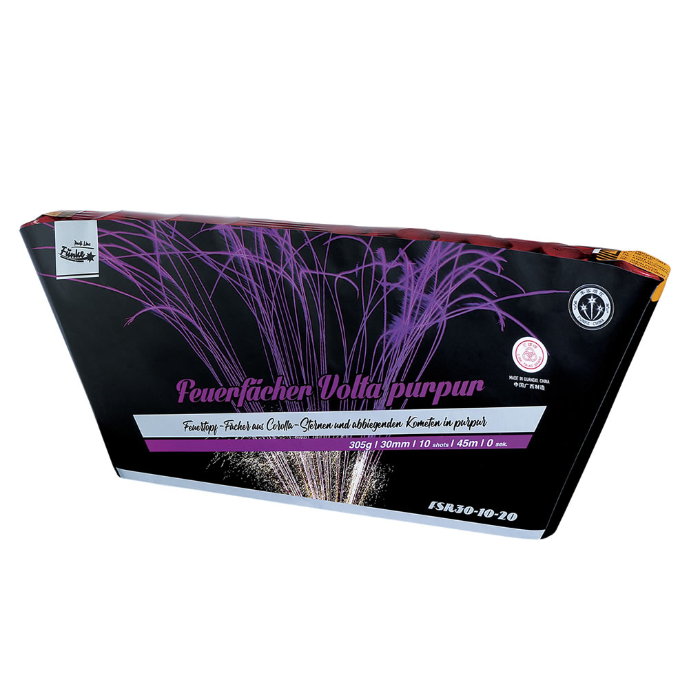 Feuerwerk Feuerfächer Volta Purpur von Funke online kaufen im Pyroshop von Funkelfun