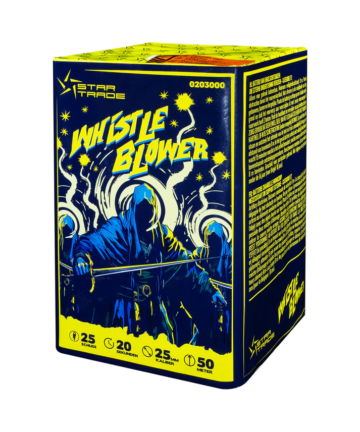 Batteriefeuerwerk Whistleblower jetzt bestellen bei Funkelfun