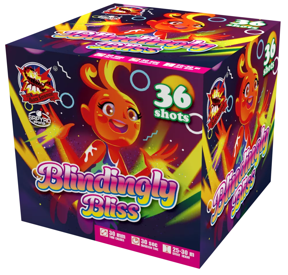 Blindingly Bliss Feuerwerk – Produktbild bei Funkelfun.de