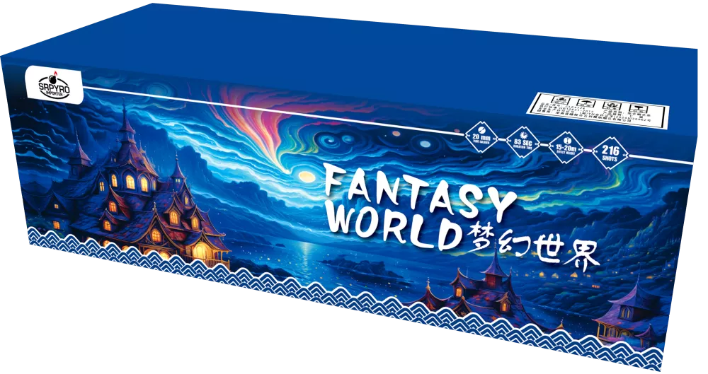 Fantasy World Feuerwerk – Produktbild bei Funkelfun.de