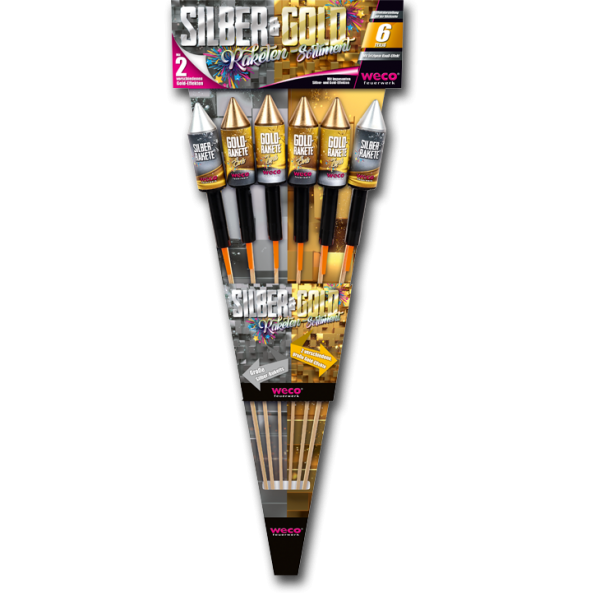 Silvester-Shop Silber & Gold jetzt online bestellen im Feuerwerk Shop Funkelfun.de