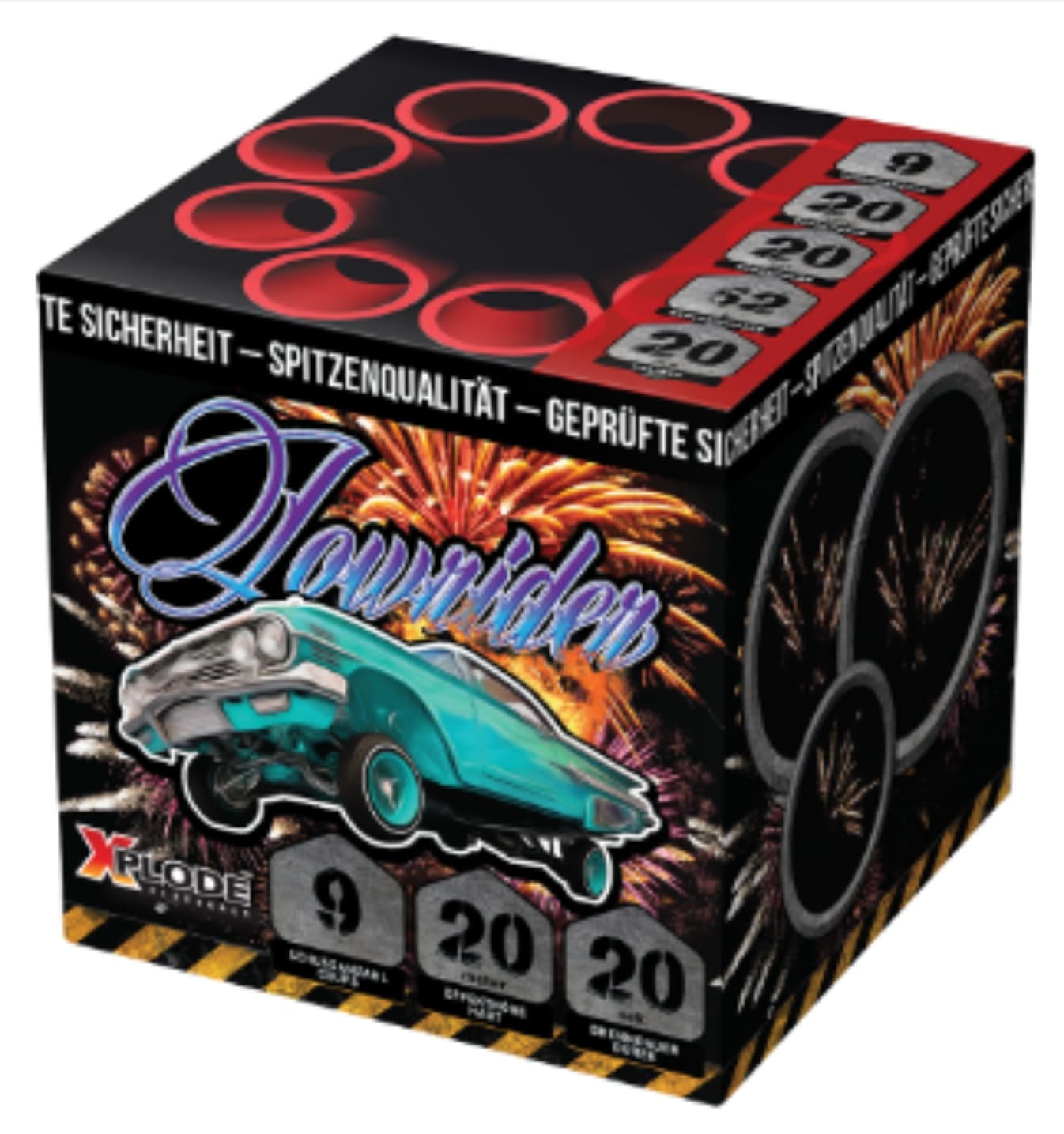 Feuerwerk Lowrider/Spike von Xplode online kaufen im Pyroshop von Funkelfun