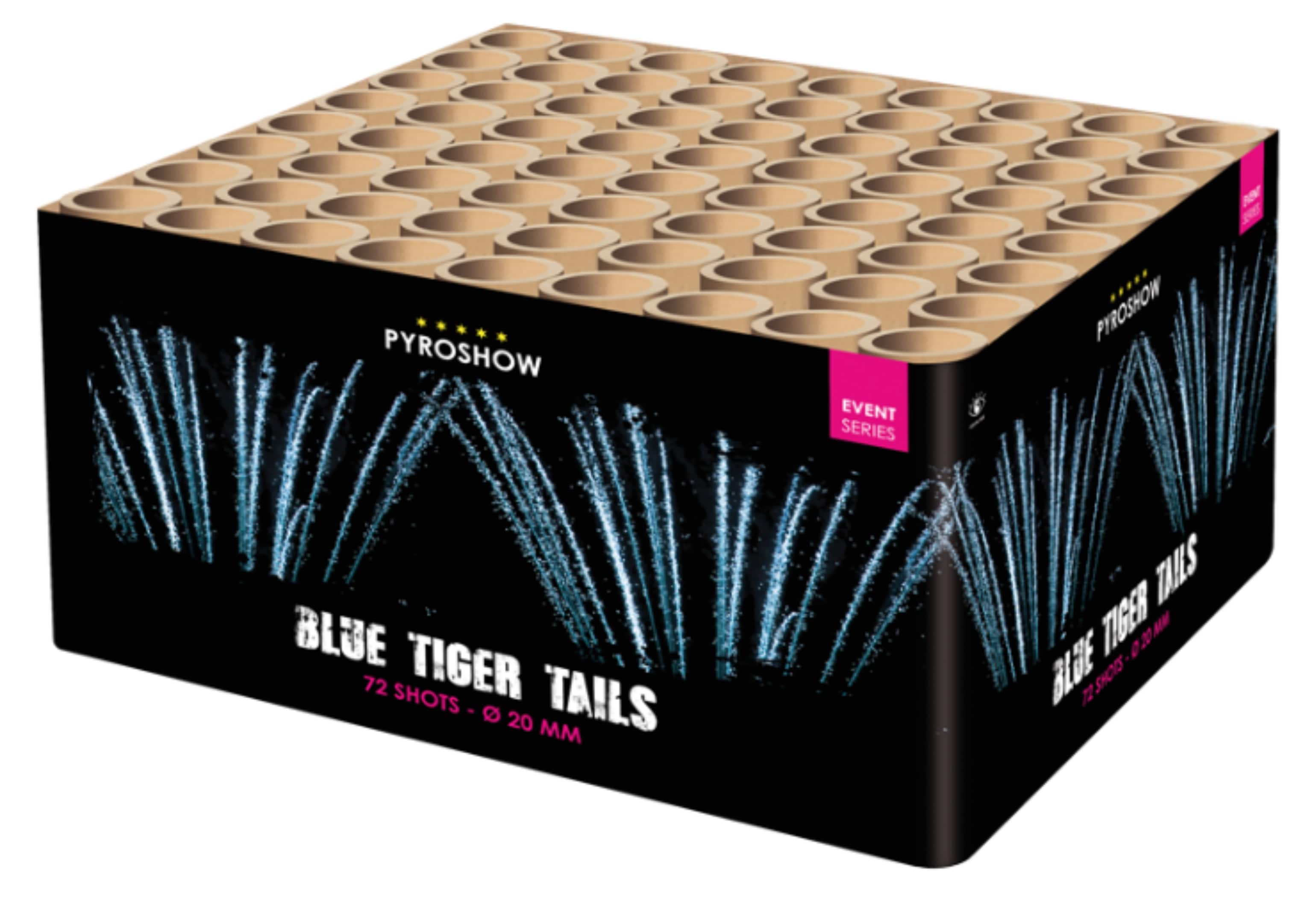 Feuerwerk Blue Tiger Tails von Broekhoff online kaufen im Pyroshop von Funkelfun