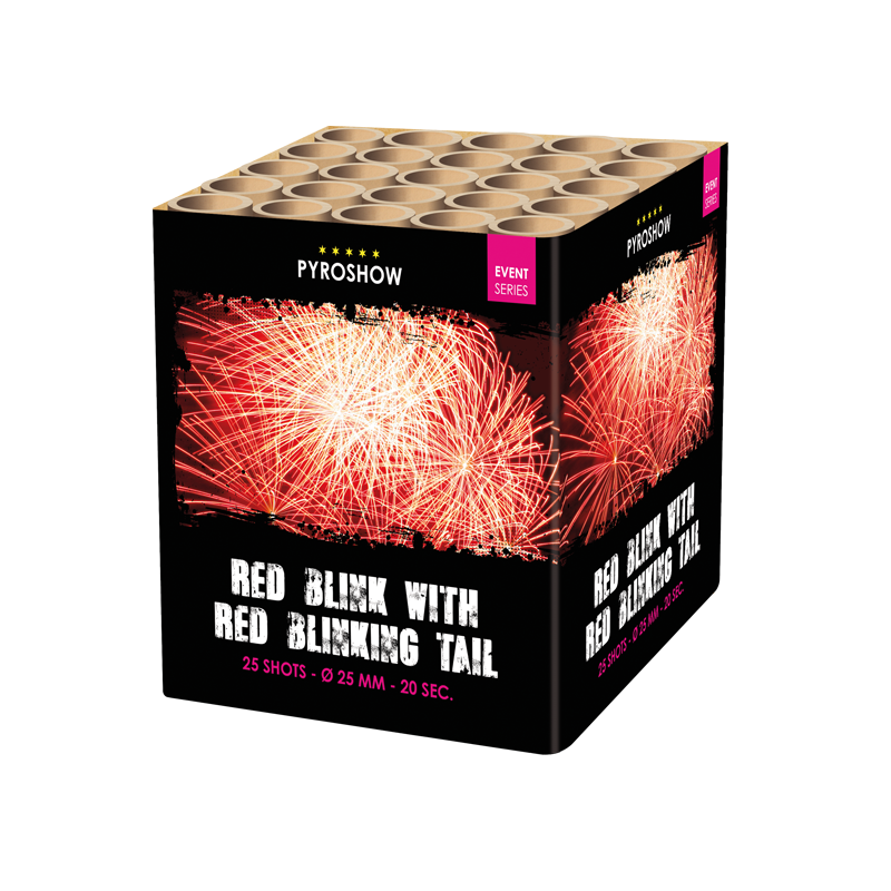Feuerwerk Red Blink with Red Blinking Tail von Broekhoff online kaufen im Pyroshop von Funkelfun