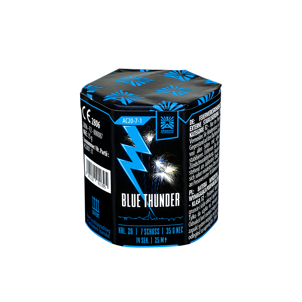Silvester-Shop Blue Thunder jetzt online bestellen im Feuerwerk Shop Funkelfun.de