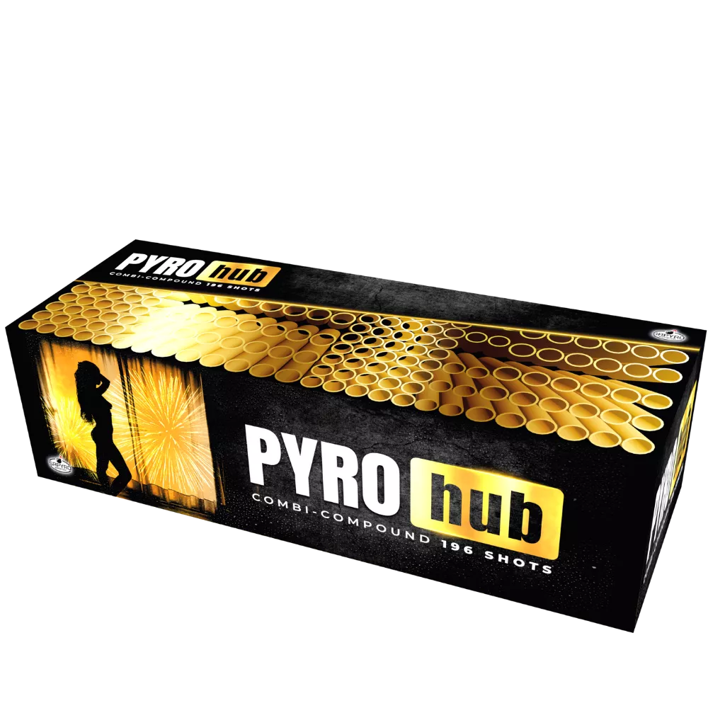 PYROHUB Feuerwerk – Produktbild bei Funkelfun.de