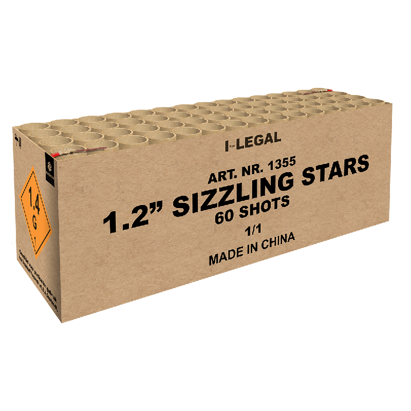 Feuerwerk 1.2" Sizzling Stars von Broekhoff online kaufen im Pyroshop von Funkelfun