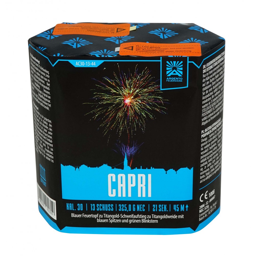 Feuerwerk Capri von Funke online kaufen im Pyroshop von Funkelfun