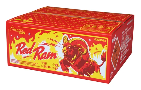 Red Ram – Produktbild des Silvesterfeuerwerks bei Funkelfun.de