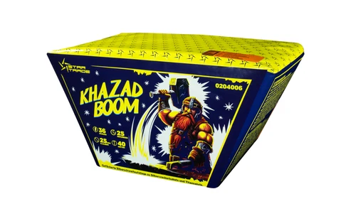 Khazad BOOM – Produktbild des Silvesterfeuerwerks bei Funkelfun.de
