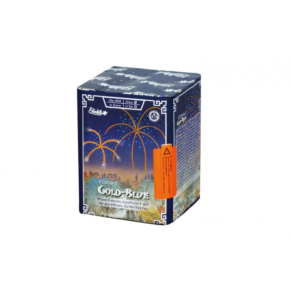 Feuerwerk Gold-Blue von Funke online kaufen im Pyroshop von Funkelfun