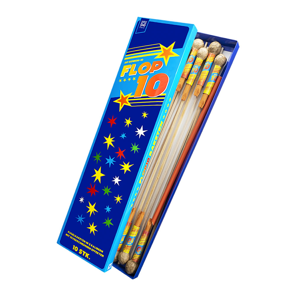Silvester-Shop Flop 10 jetzt online bestellen im Feuerwerk Shop Funkelfun.de