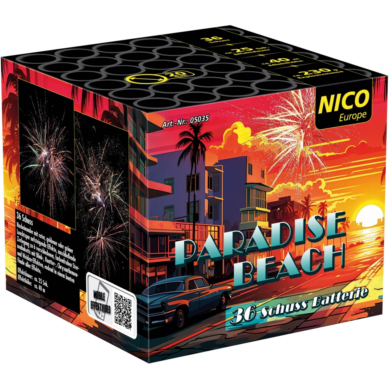 Feuerwerk Paradise Beach von Nico online kaufen im Pyroshop von Funkelfun