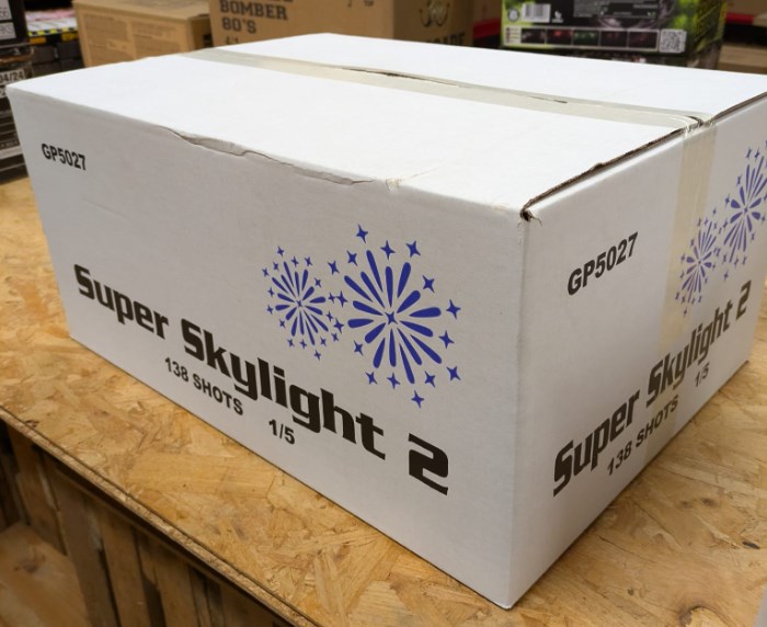 Feuerwerk Super Skylight II von Panda online kaufen im Pyroshop von Funkelfun