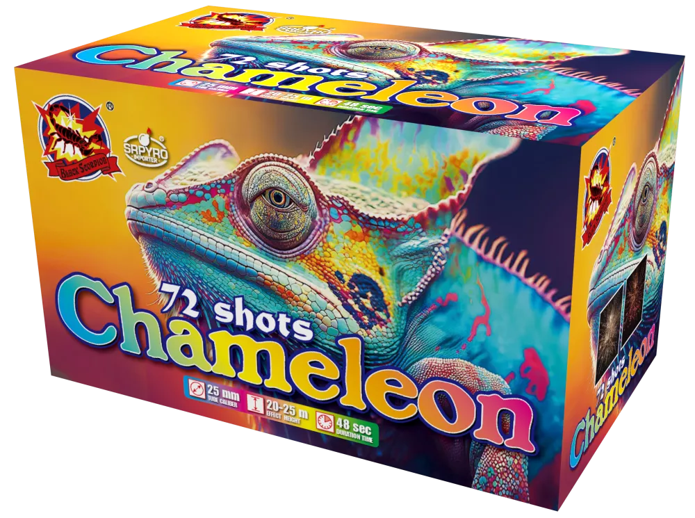 Chameleon Feuerwerk – Produktbild bei Funkelfun.de