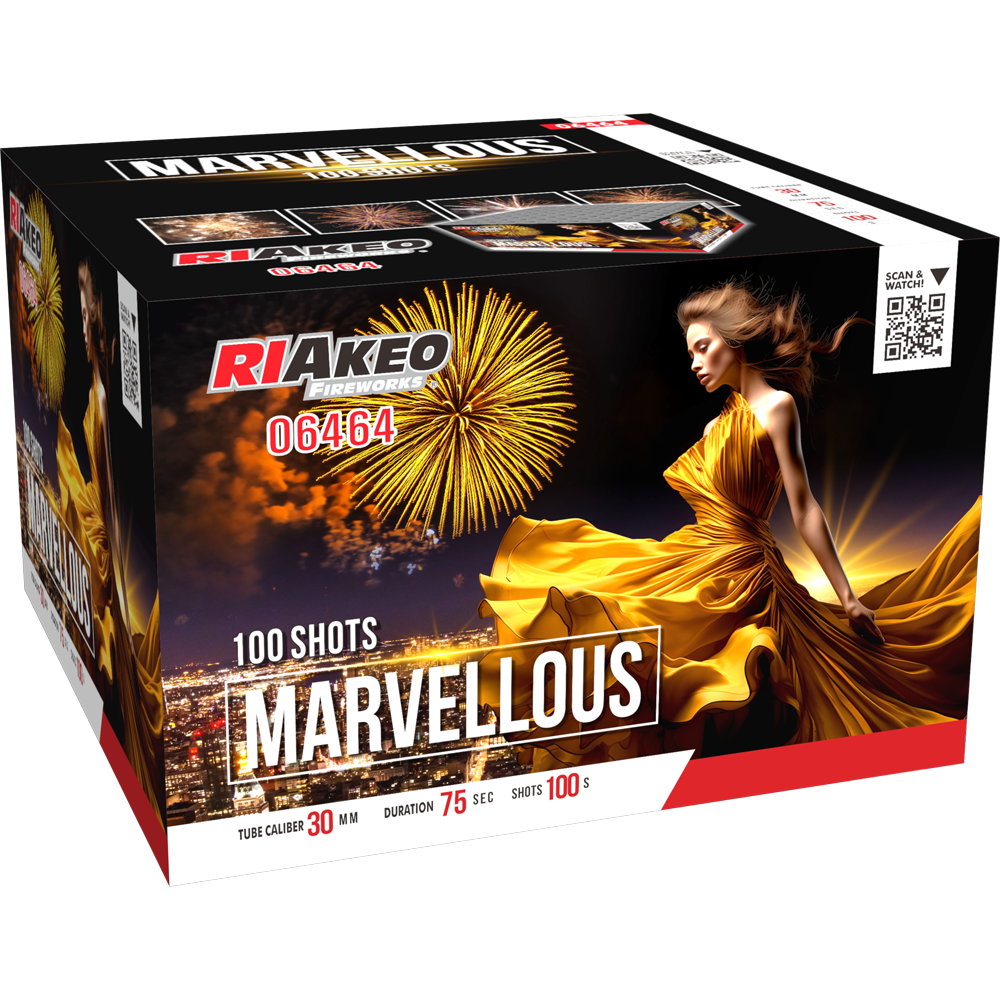 Feuerwerk Marvellous von Riakeo Fireworks online kaufen im Pyroshop von Funkelfun