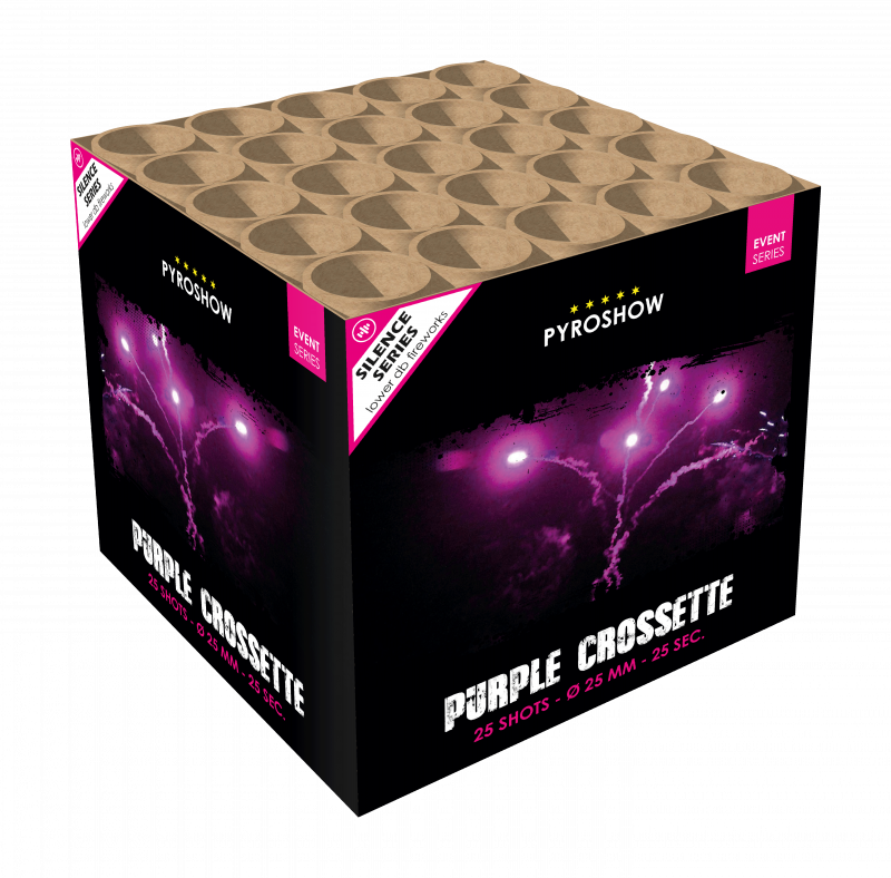 Feuerwerk Purple Crossette von Xplode online kaufen im Pyroshop von Funkelfun