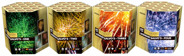 Feuerwerk Legendary Salvos von WTF! online kaufen im Pyroshop von Funkelfun