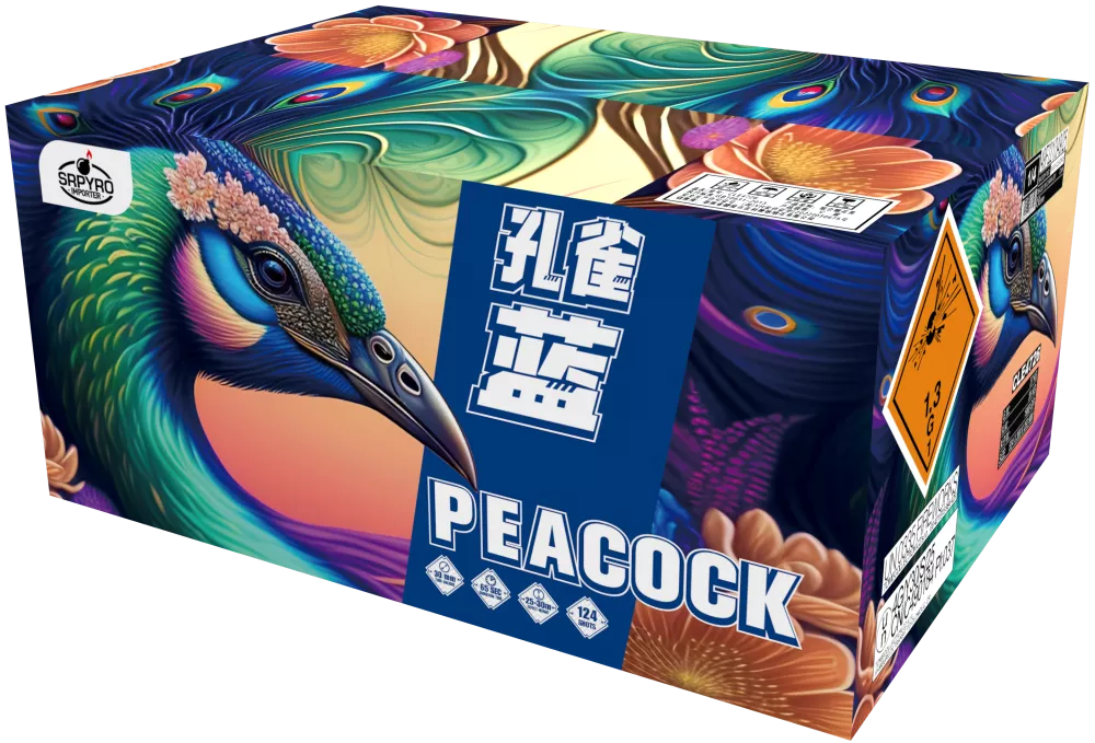 Peacock Feuerwerk – Produktbild bei Funkelfun.de