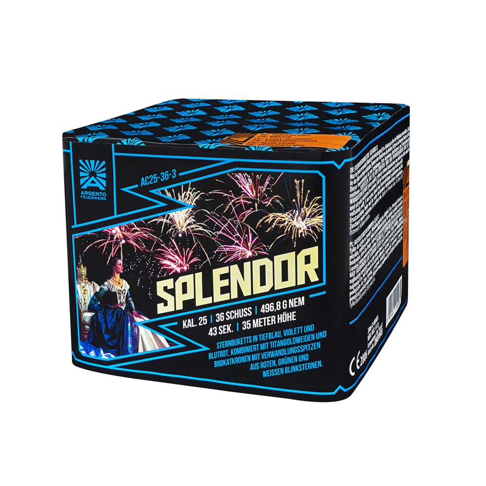 Silvester-Shop Splendor jetzt online bestellen im Feuerwerk Shop Funkelfun.de