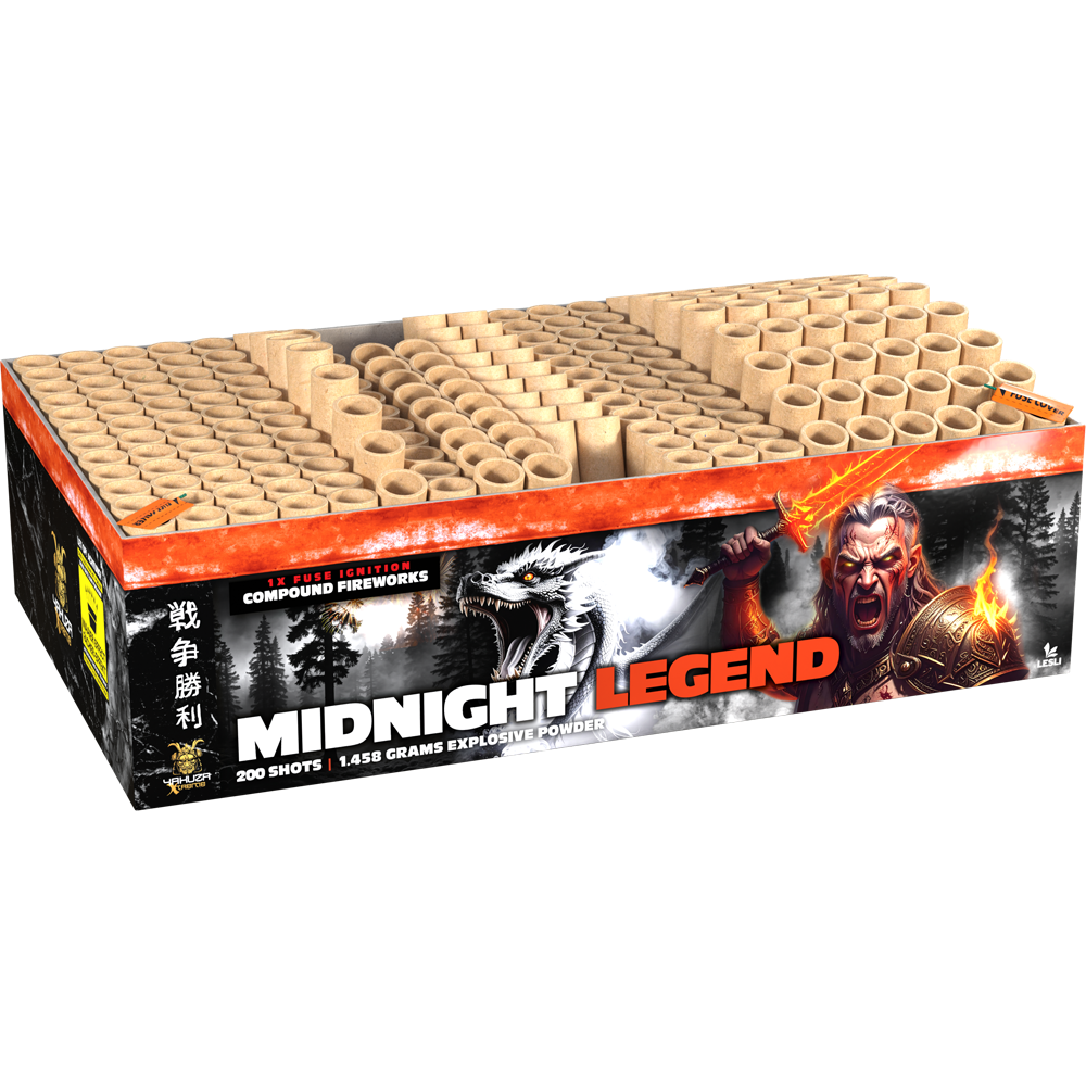 Silvester-Shop Midnight Legend jetzt online bestellen im Feuerwerk Shop Funkelfun.de
