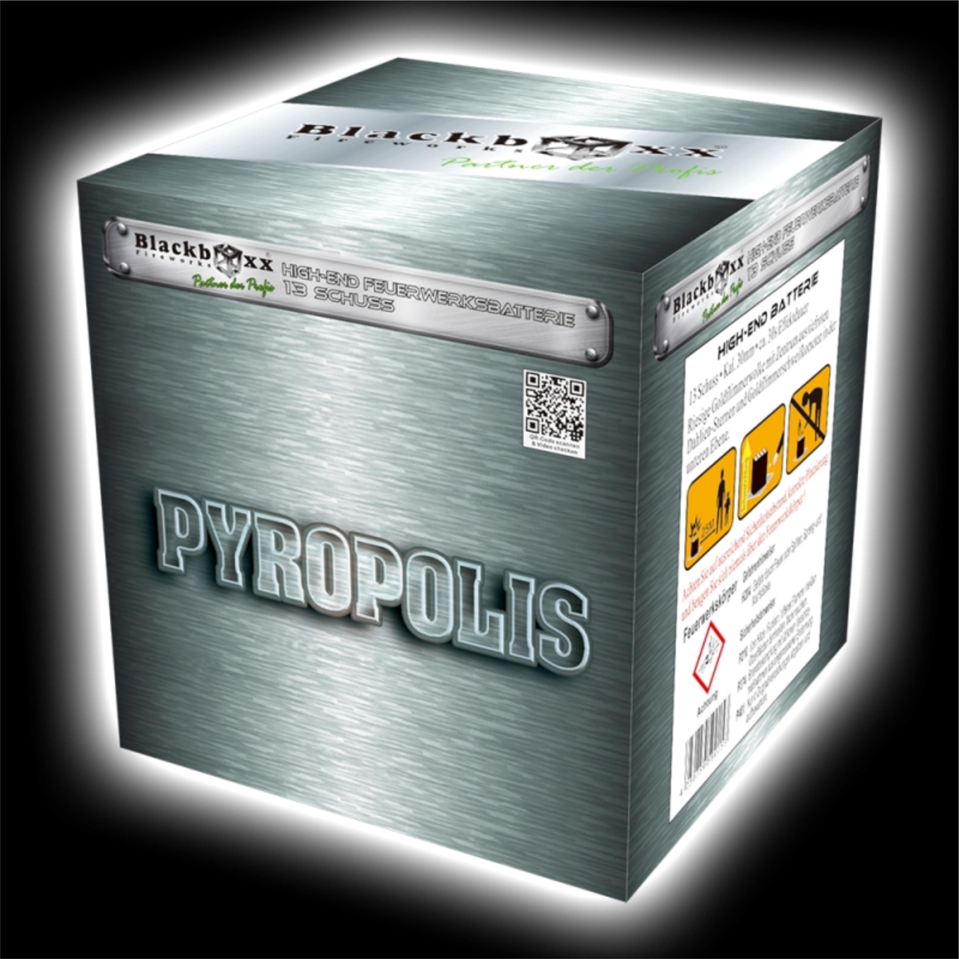 Feuerwerk Pyropolis von Blackboxx online kaufen im Pyroshop von Funkelfun