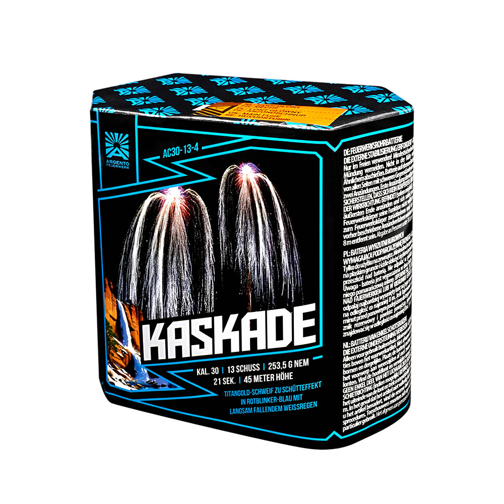 Silvester-Shop Kaskade jetzt online bestellen im Feuerwerk Shop Funkelfun.de