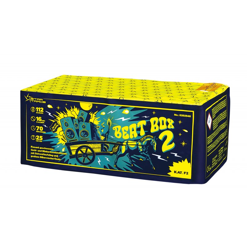 Feuerwerk Beatbox 2 von Startrade online kaufen im Pyroshop von Funkelfun